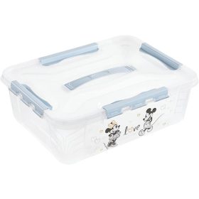 Tároló doboz tetővel 10L Mickey Mouse átlátszó
