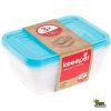 Ételtároló szett 3db 1,25L Fredo kék/átlátszó 3067563200000
