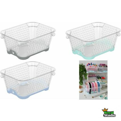 Tárolókosár csúszásgátlós A6 20x16x7cm Jonas szürke 1036913000000