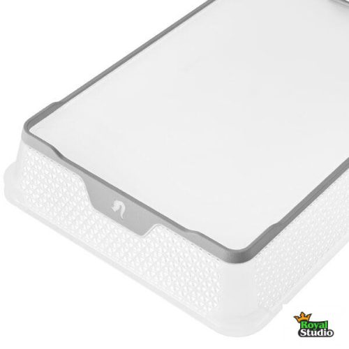 Tárolókosár csúszásgátlós A4 36x26,5x7cm Jonas szürke 1036713000000