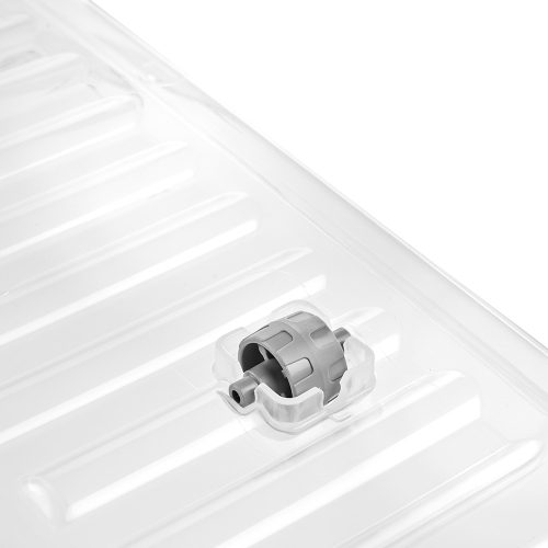 Tárolódoboz tetővel gurulós Leo 74L átlátszó 1100400100000 AKCIÓ