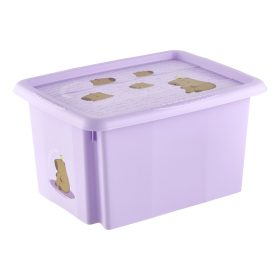 Tárolódoboz tetővel  15L Kapibara lila 1224052533700