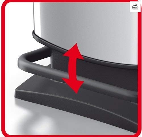 Szemetes pedálos 20L 29,3x26,6x45,7cm Paso fehér 1754011007