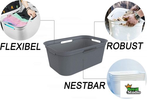 Ruháskosár Brisen szürke 41L 1023608853