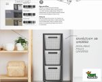   Komód 3fiókos 3x16L 37x30x70cm BRISEN Cappuccino 1049707422