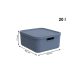 Tároló doboz tetővel 20L ALBULA kék 1055706161