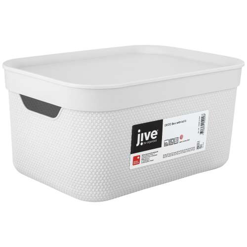 Tároló doboz tetővel 16L Deco fehér 1052301023
