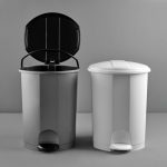 Szemetes pedálos D 5,0L 20,2x20,2x24,5cm Clean Keeper 01010