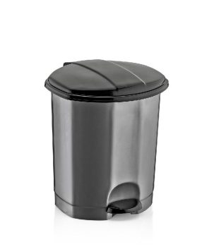 Szemetes pedálos D 11L 26,4x25,7x32,8cm Clean Keeper 01012