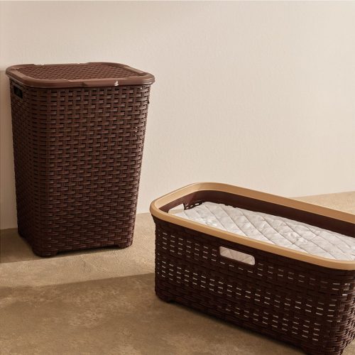 Ruháskosár 50L rattan 05105