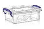 Tároló doboz D 1,25L 20,9x14,2x7cm Clear 30151
