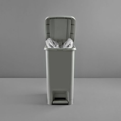 Szemetes pedálos 40L 28,5X39X48,5cm Slim 01044