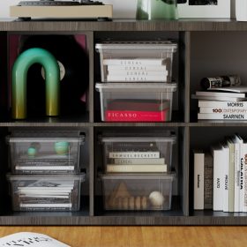 Tároló doboz tetővel átlátszó 6,25L Lock&Keep 33113