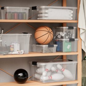 Tároló doboz tetővel átlátszó 4,25L Lock&Keep 33103