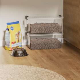 Tároló doboz tetővel átlátszó 20L Lock&Keep 33115