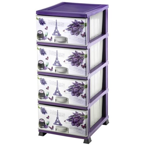 Komód dekoros 4 fiókos 298