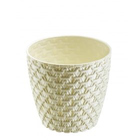 Kaspó kötött mintás 1,6L 14,5x13cm 2. 447