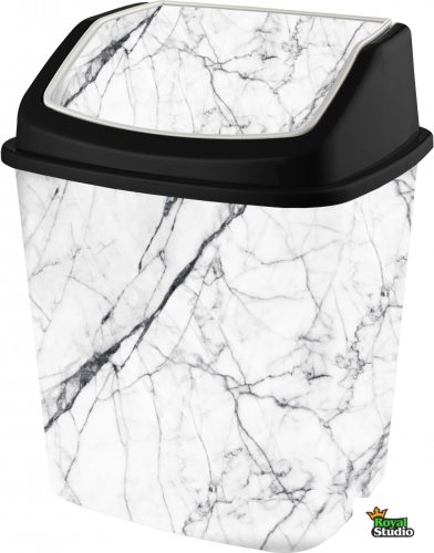 Szemetes billenős dekoros 5L 341