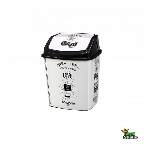 Szemetes billenős dekoros 5L 341