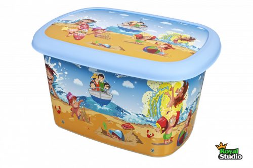 Tárolódoboz gyerek mintás 17L 254