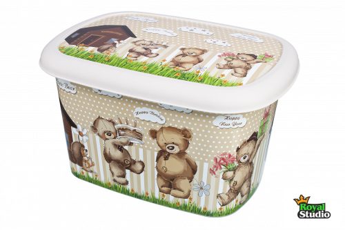 Tárolódoboz gyerek mintás 17L 254