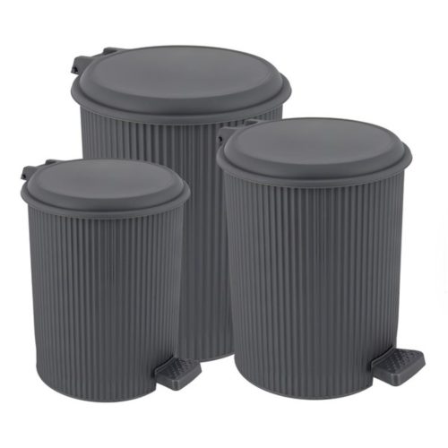 Szemetes szett pedálos 3 részes 6/11/20L Nostalgia N320