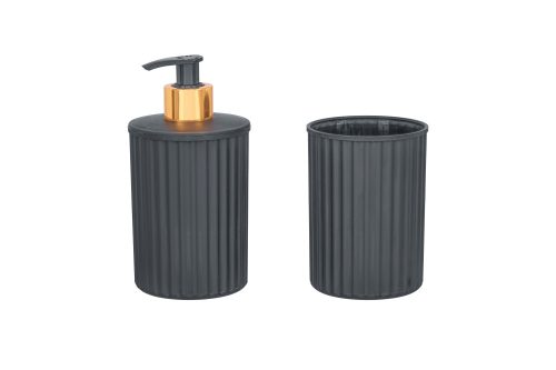 Fürdőszoba szett szappanadagoló + fogkefetartó Nostalgia  N577