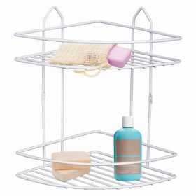 Zuhanypolc, fürdőszobai 2 szintes sarok fehér 71305