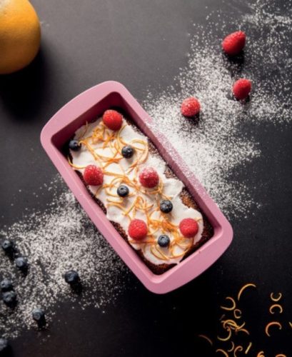 Szilikon sütőforma 14x27x7cm téglalap 30001