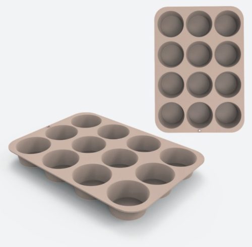 Szilikon sütőforma muffin 12db 20x30,5x3cm 30009