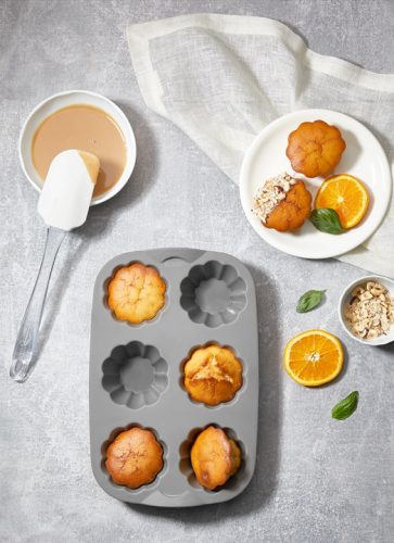 Szilikon sütőforma szett virág muffin fánk 6db 30010-2