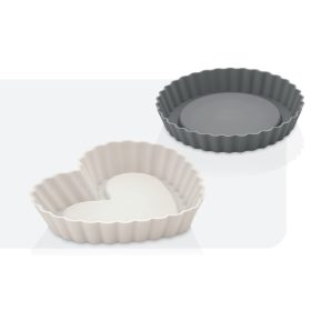 Szilikon szív és tartforma mini 6db 30023