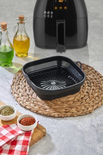 Szilikon airfryer betét szögeletes összecsúkható sl-3251