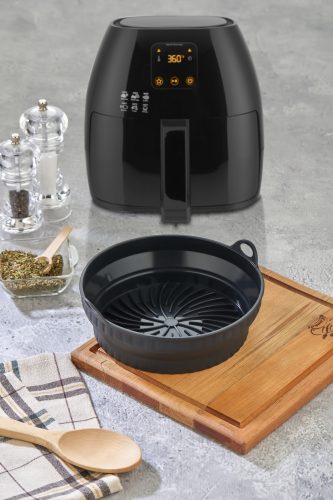Szilikon airfryer betét kerek összecsúkható SL-3252