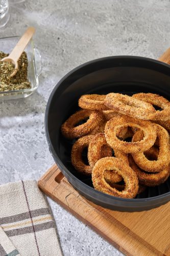 Szilikon airfryer betét kerek összecsúkható SL-3252