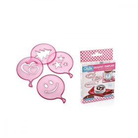 Cappuccino díszítő sablon L-00166