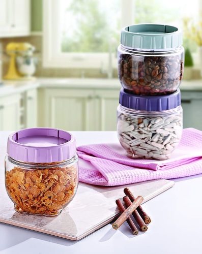 Fűszertartó csavaros tetővel 450ml L-00535