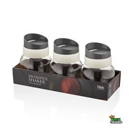 Fűszertartó üveg szett 3db x 370m C-00264 KIF