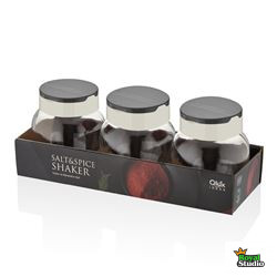Fűszertartó üveg 3x370ml C-00265 KIF