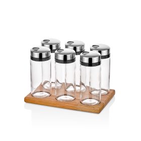 Fűszertartó üveg 6 részes szett Exclusive C-00462 AKCIÓ