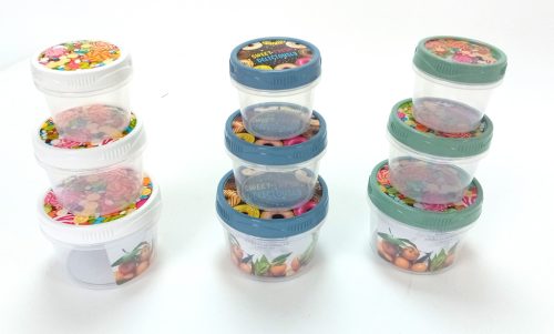 Ételtároló 3 részes 0,8+0,5+0,28 SA-235