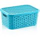 Tároló kosár I tetővel Rattan 5,0L 19,5x28x12,5cm SP-290