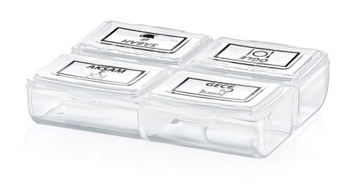 Gyógyszeres doboz (naponta) 8,2x6,8x2cm TV-250