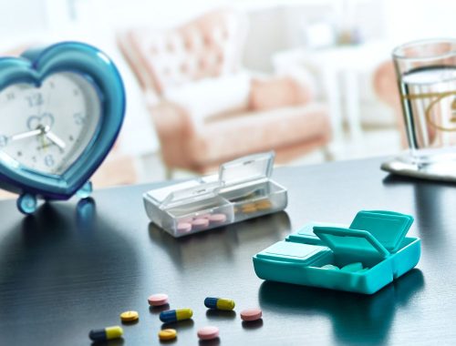 Gyógyszeres doboz (naponta) 8,2x6,8x2cm TV-250