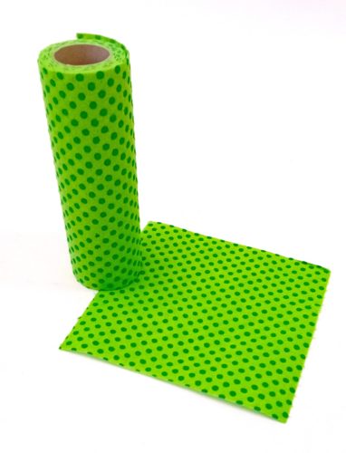 Törlőkendő tekercs 10 lap/25x25cm Happy Cleaning RS-1126