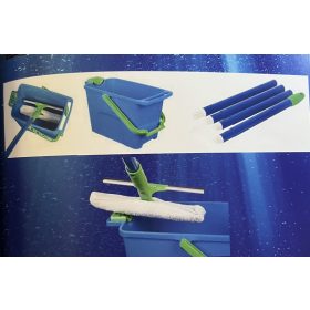   Ablaktisztító szett (tisztító + lehúzó fej + nyél + vödör) AKCIÓ