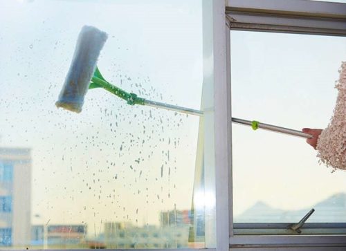 Ablaktisztító szett (tisztító + lehúzó fej + nyél + vödör) AKCIÓ