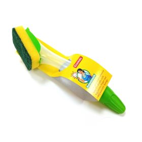   Mosogatószivacs mosógatószer adagoló nyéllel Happy Cleaning AKCIÓ