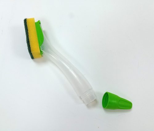 Mosogatószivacs mosógatószer adagoló nyéllel Happy Cleaning AKCIÓ