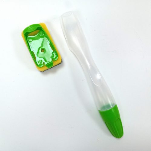 Mosogatószivacs mosógatószer adagoló nyéllel Happy Cleaning AKCIÓ